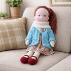 Doll Handcrafted Cotton & Plush 11-Inch
