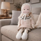 Doll Handcrafted Cotton & Plush 11-Inch
