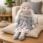Doll Handcrafted Cotton & Plush 11-Inch