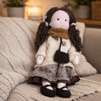 Doll Handcrafted Cotton & Plush 11-Inch