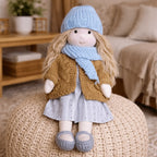 Doll Handcrafted Cotton & Plush 11-Inch
