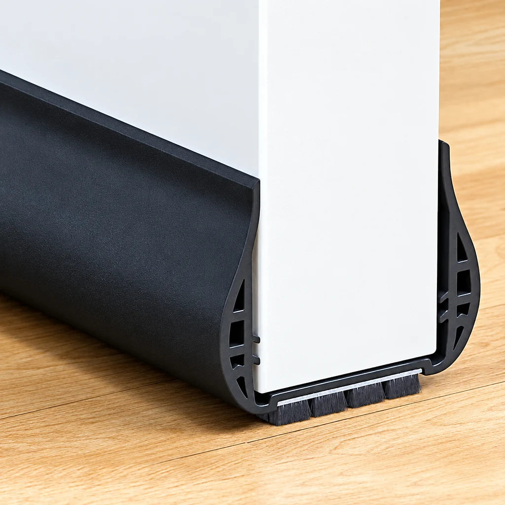 Door Draft Stopper Adjustable Foam-Filled Energy-Efficient