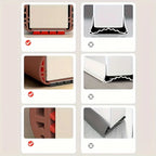 Door Draft Stopper Adjustable Foam-Filled Energy-Efficient