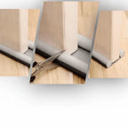 Door Draft Stopper Double-Layer Tool-Free Moisture-Resistant