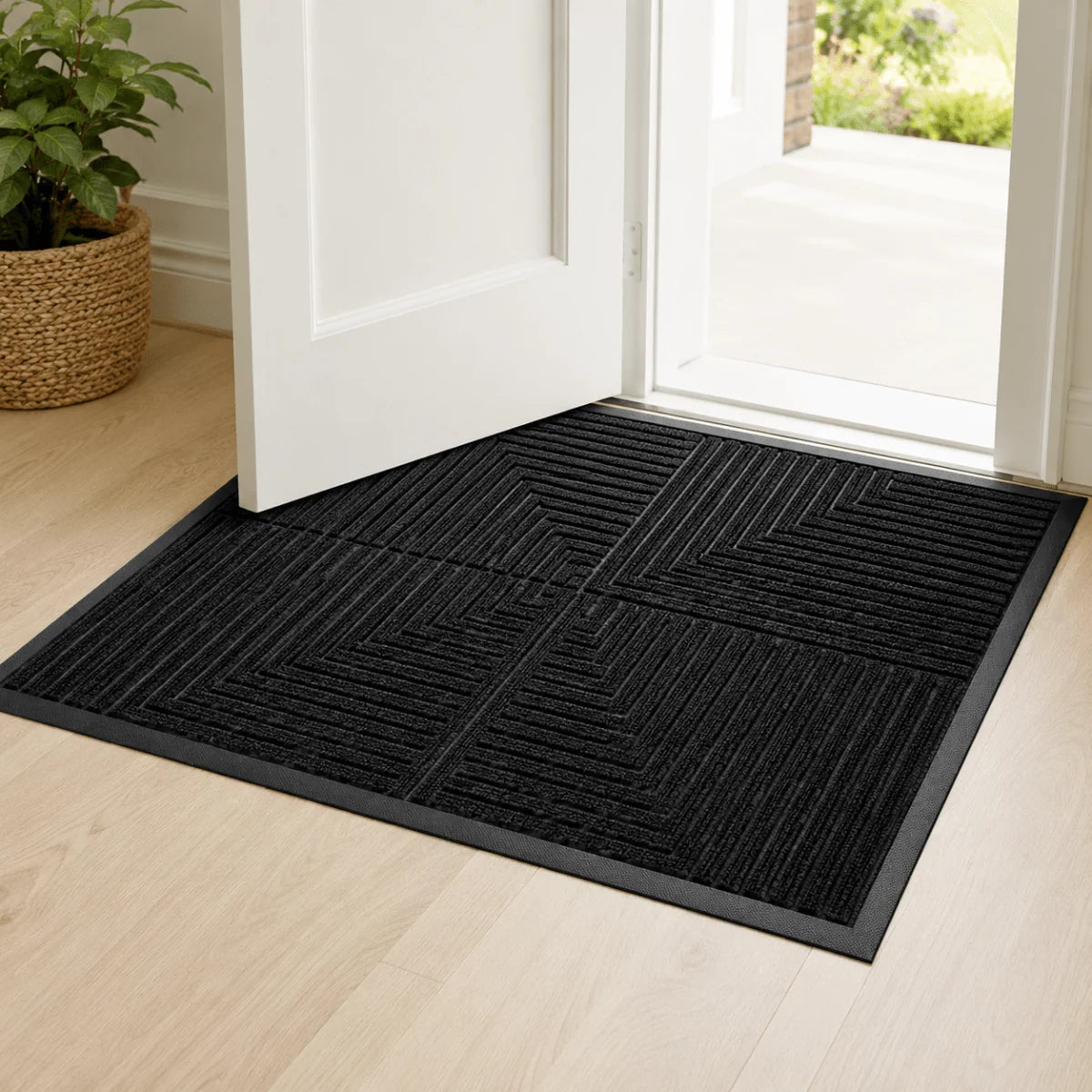 Doormat Dirt-Trapping Waterproof Non-Slip Rubber Backing