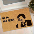 Doormat Humorous Facepalm Memory Foam Non-Slip