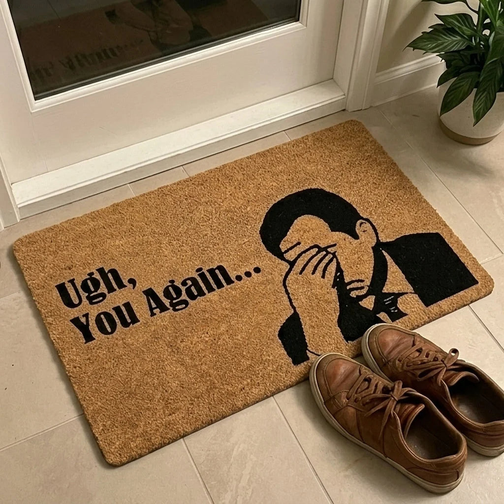 Doormat Humorous Facepalm Memory Foam Non-Slip