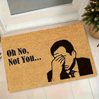 Doormat Humorous Facepalm Memory Foam Non-Slip
