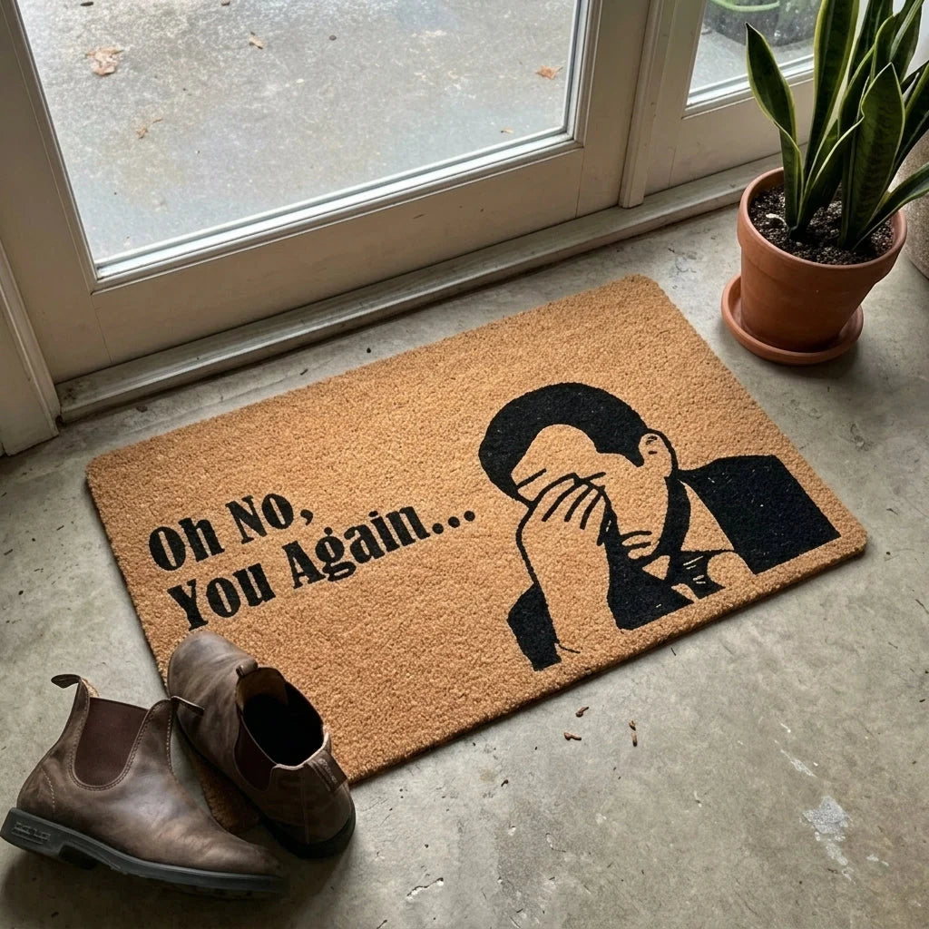 Doormat Humorous Facepalm Memory Foam Non-Slip