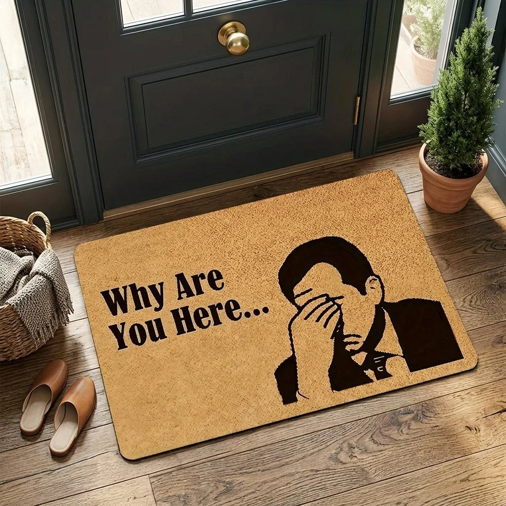 Doormat Humorous Facepalm Memory Foam Non-Slip