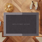 Doormat Welcome Home Print Non-Slip Backing