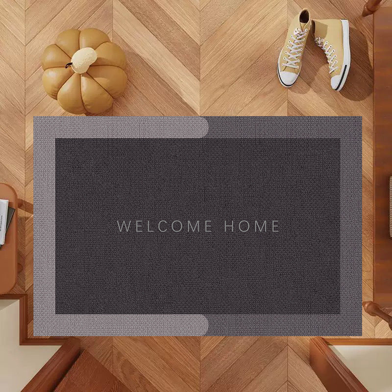 Doormat Welcome Home Print Non-Slip Backing