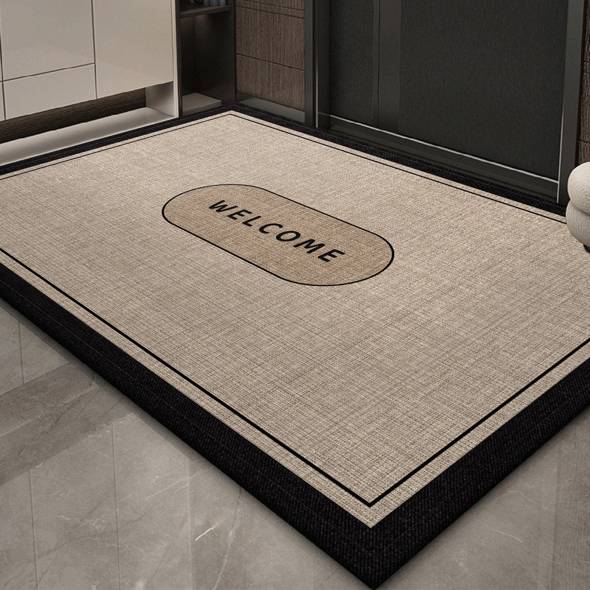 Doormat Welcome Home Print Non-Slip Backing