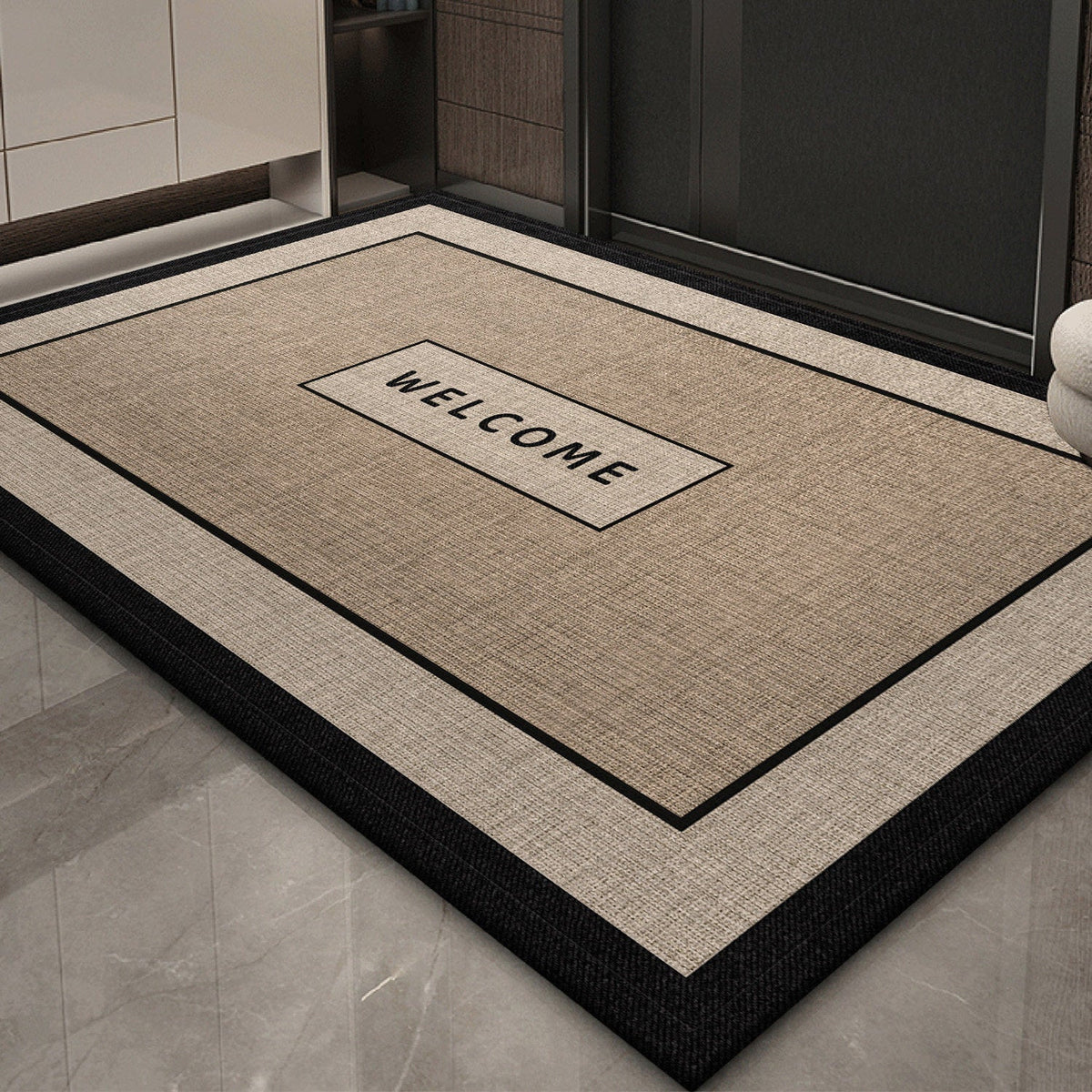 Doormat Welcome Home Print Non-Slip Backing