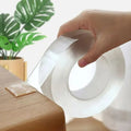 Double-Sided Tape Reusable Crystal-Clear & Residue-Free