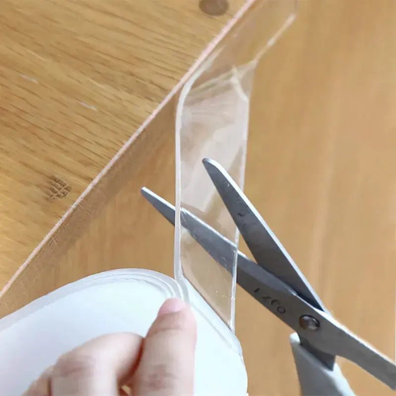 Double-Sided Tape Reusable Crystal-Clear & Residue-Free