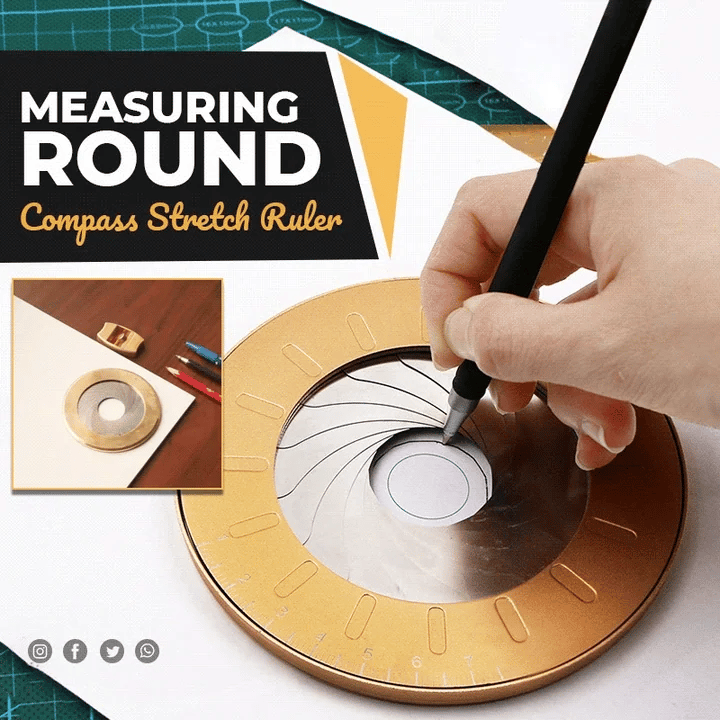 Drafting Compass Precision Adjustable Stainless Steel