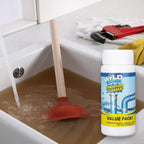 Drain Cleaner Powder Foaming Grease-Dissolving Set of 2