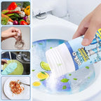Drain Cleaner Powder Foaming Grease-Dissolving Set of 2