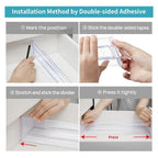 Drawer Dividers Adjustable & Transparent Set of 6