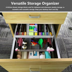 Drawer Organizer 3-Tier Foldable Expandable 12 Adjustable Dividers