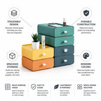 Drawer Organizer Stackable Space-Saving Durable Plastic