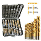 Drill Bit Set 99-Piece Titanium-Coated 135 Degree Tip