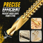 Drill Bit Set Titanium-Coated HSS Set of 6