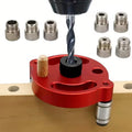 Drill Guide Self-Centering Aluminum Body & Hardened Steel Bushings