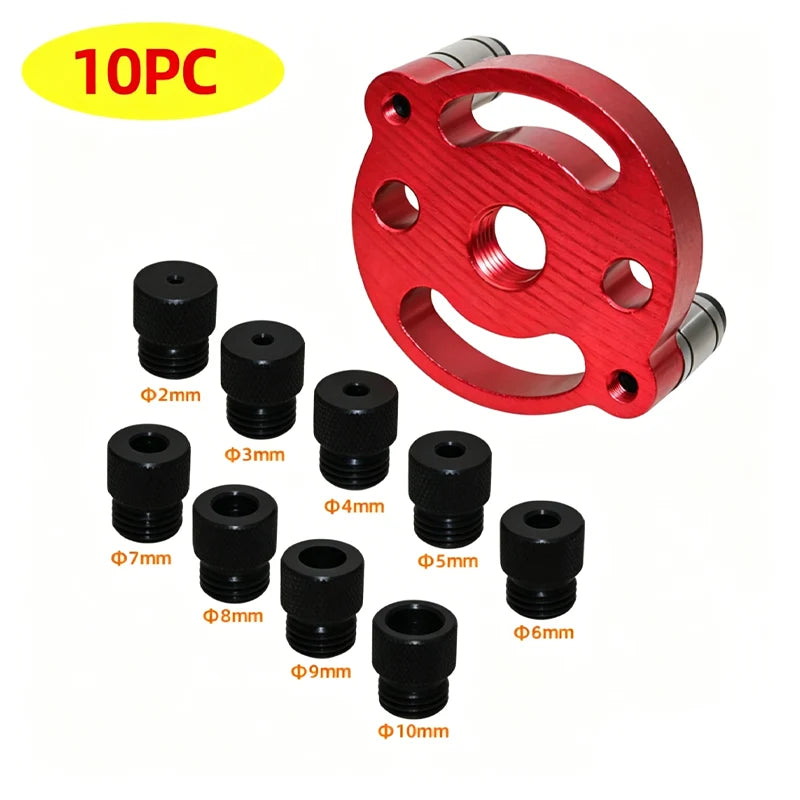 Drill Guide Self-Centering Aluminum Body & Hardened Steel Bushings