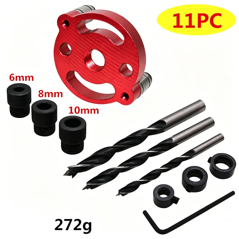 Drill Guide Self-Centering Aluminum Body & Hardened Steel Bushings