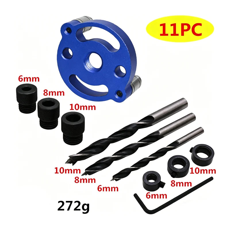 Drill Guide Self-Centering Aluminum Body & Hardened Steel Bushings