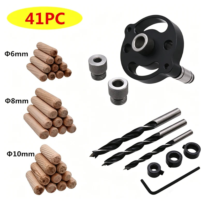Drill Guide Self-Centering Aluminum Body & Hardened Steel Bushings