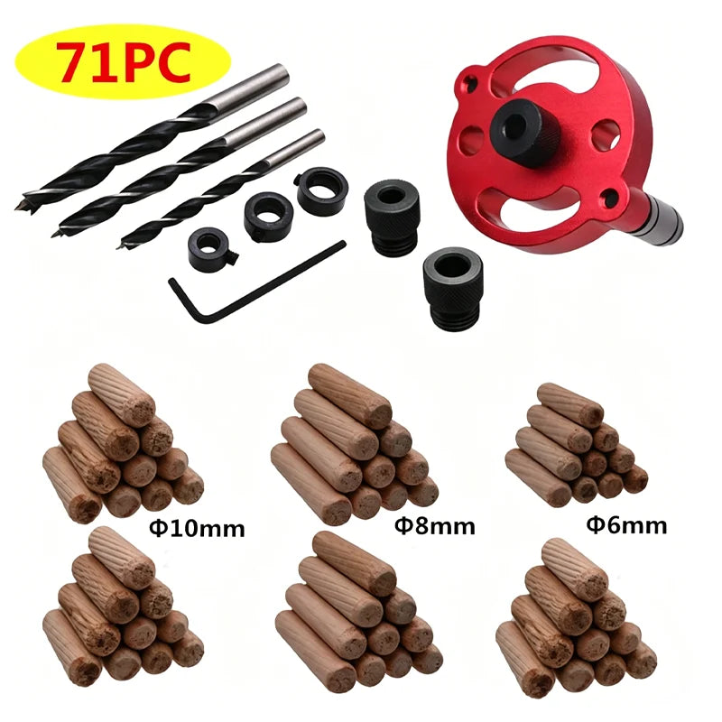 Drill Guide Self-Centering Aluminum Body & Hardened Steel Bushings