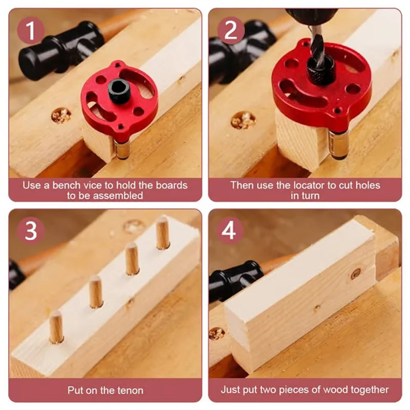 Drill Guide Self-Centering Aluminum Body & Hardened Steel Bushings