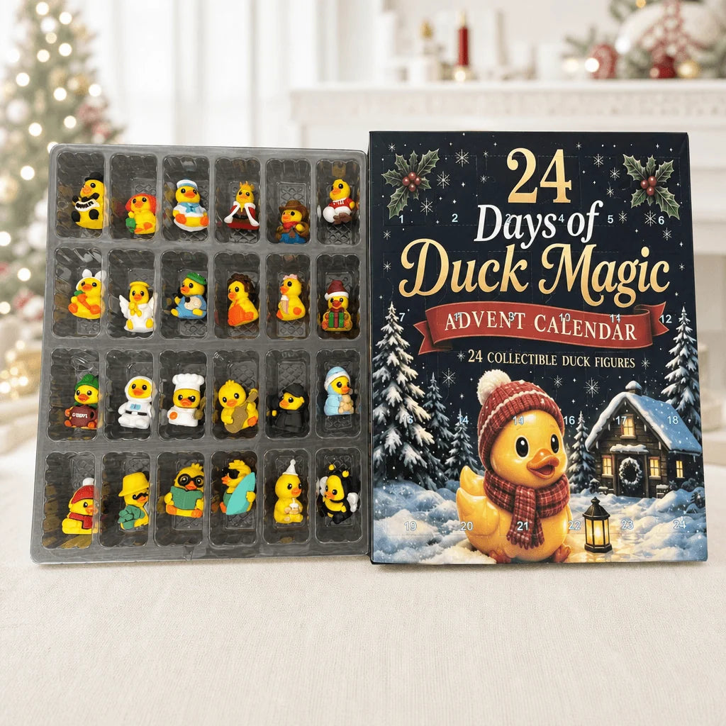 Duck Advent Calendar 24 Mini Figurines