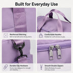 Duffel Bag Shoe Compartment Multiple Pockets & Luggage Sleeve