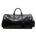 Duffle Bag Premium Leather Adjustable Shoulder Strap Pockets