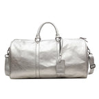 Duffle Bag Premium Leather Adjustable Shoulder Strap Pockets