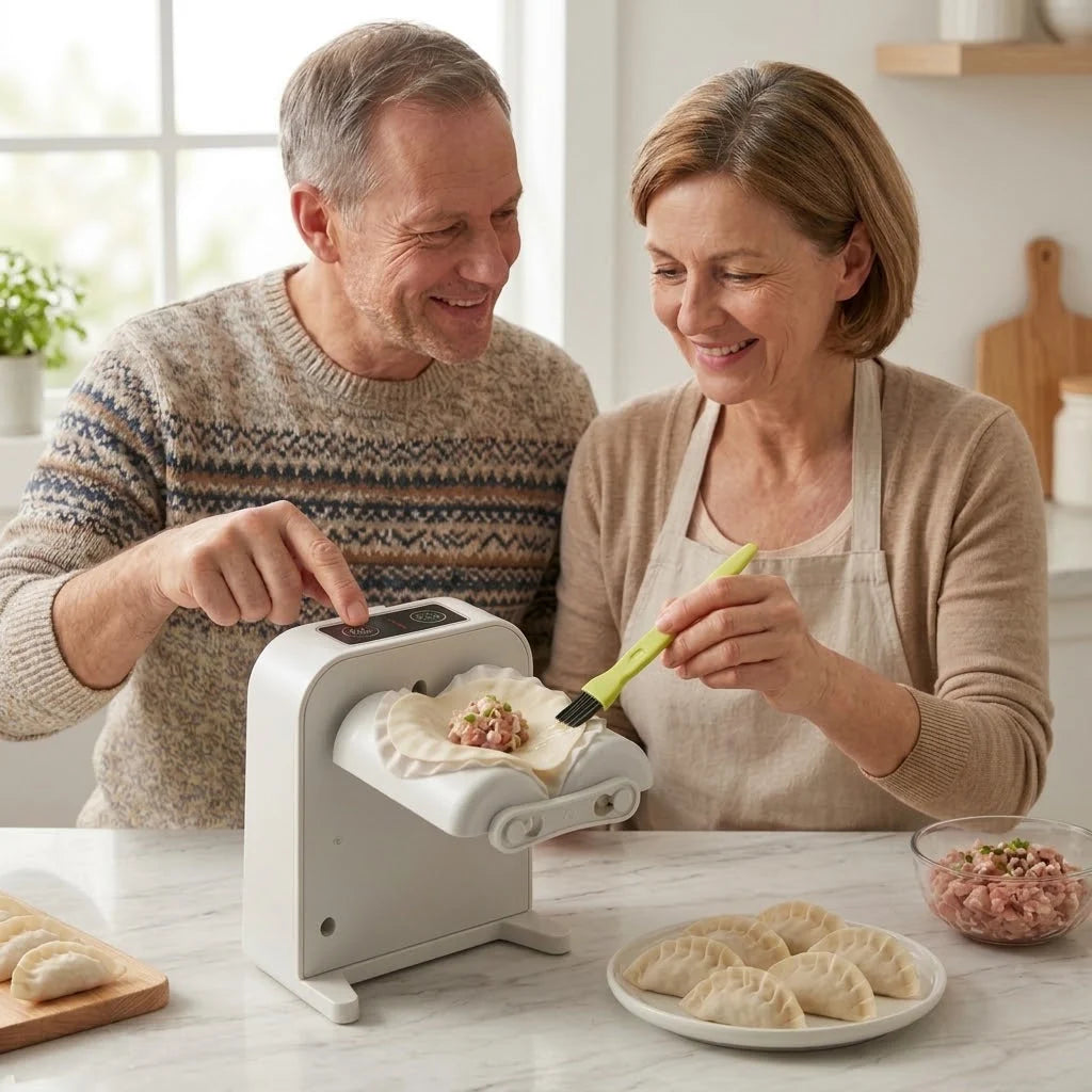 Dumpling Maker Automatic Double Press USB-Rechargeable