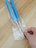 Dust Brush Soft Microfiber Scratch-Free Wooden Handle