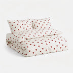Duvet Cover Set Polyester Includes Fitted Sheet & Pillowcases