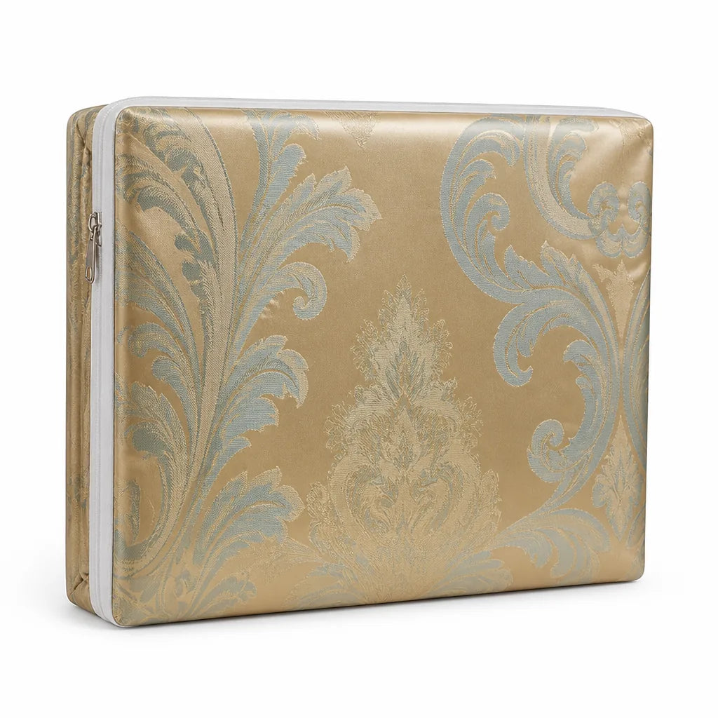 Duvet Cover Set Satin Jacquard Breathable Rayon