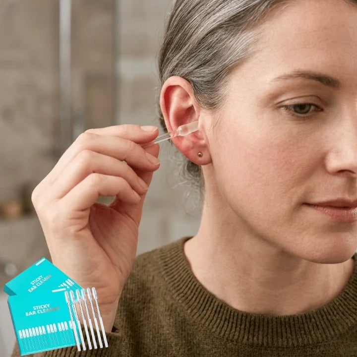 Ear Cleaner Sticky Tip Reusable & Washable Two Sizes