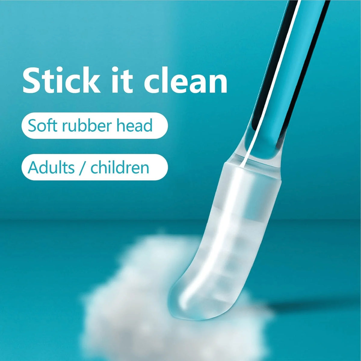 Ear Cleaner Sticky Tip Reusable & Washable Two Sizes