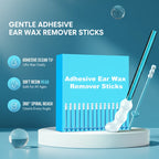 Ear Cleaner Sticky Tip Reusable & Washable Two Sizes