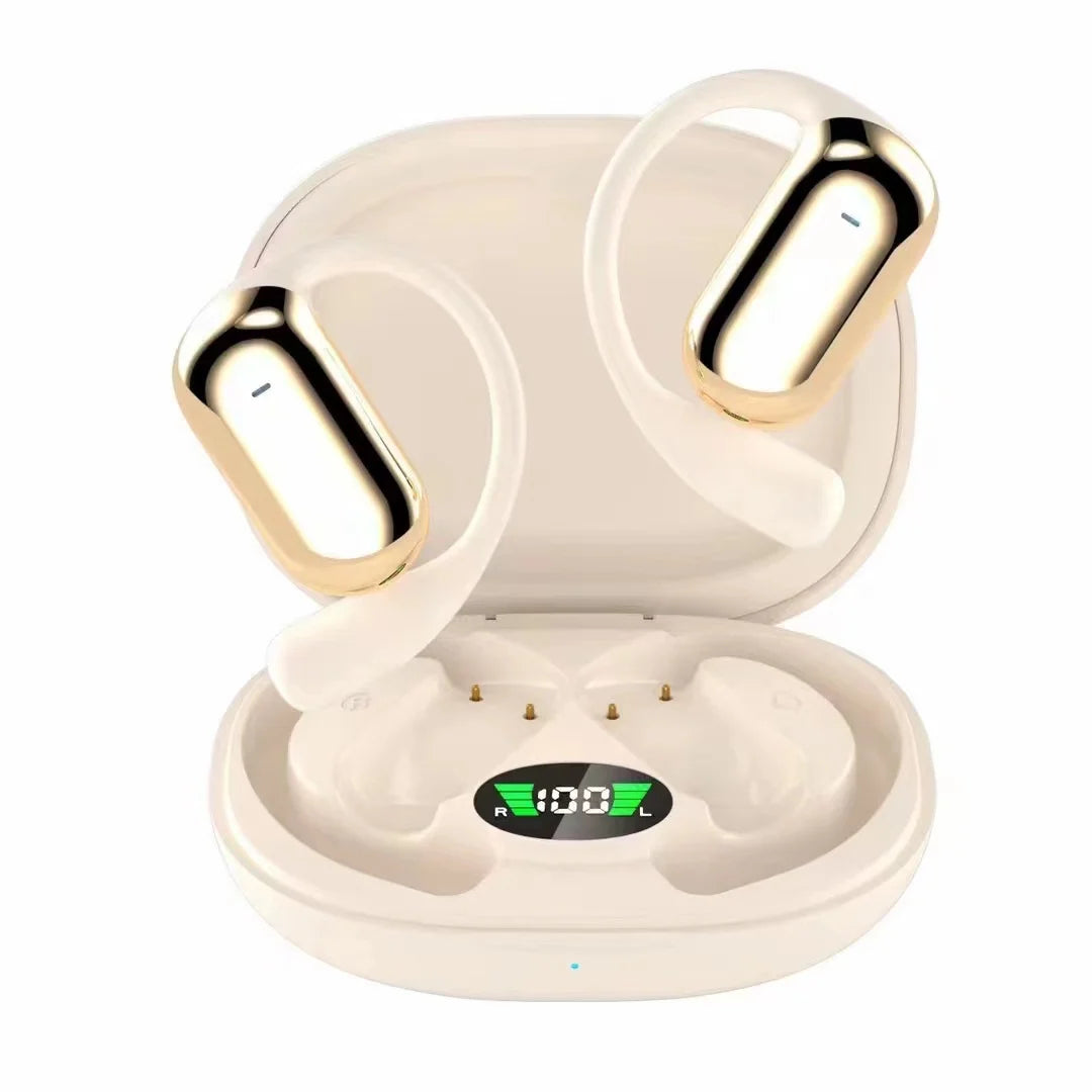 Earhook Headphones Open-Ear Real-Time Translation