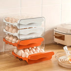 Egg Organizer Stackable Pull Out Drawers 60 Egg Capacity