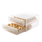 Egg Storage Container Transparent Stackable 60-Egg Capacity