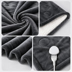 Electric Blanket Flannel & Sherpa 9 Heat Settings